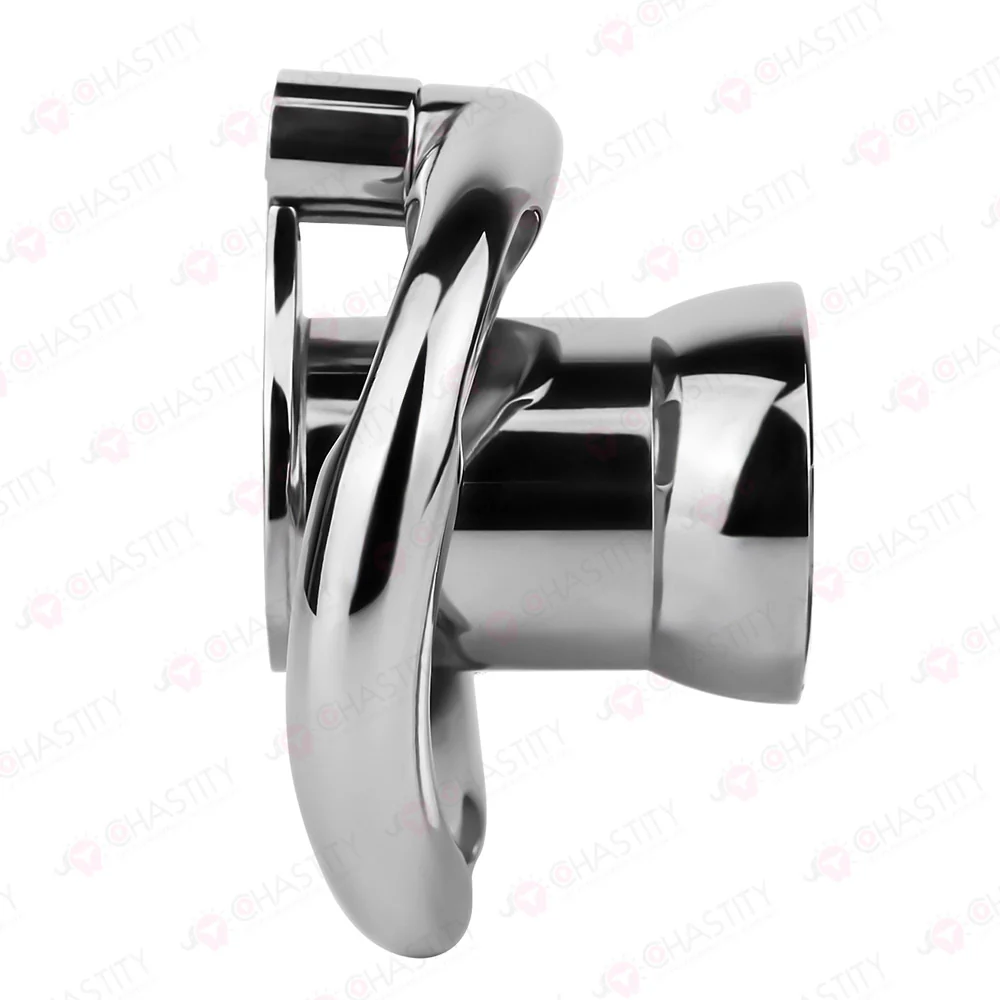 Deep Inverted Screw Lock Chastity Cage - Image 5