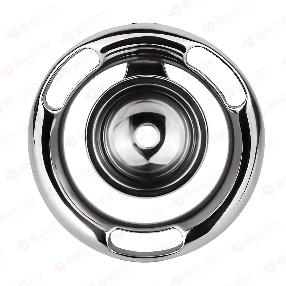 Deep Inverted Screw Lock Chastity Cage - Image 6