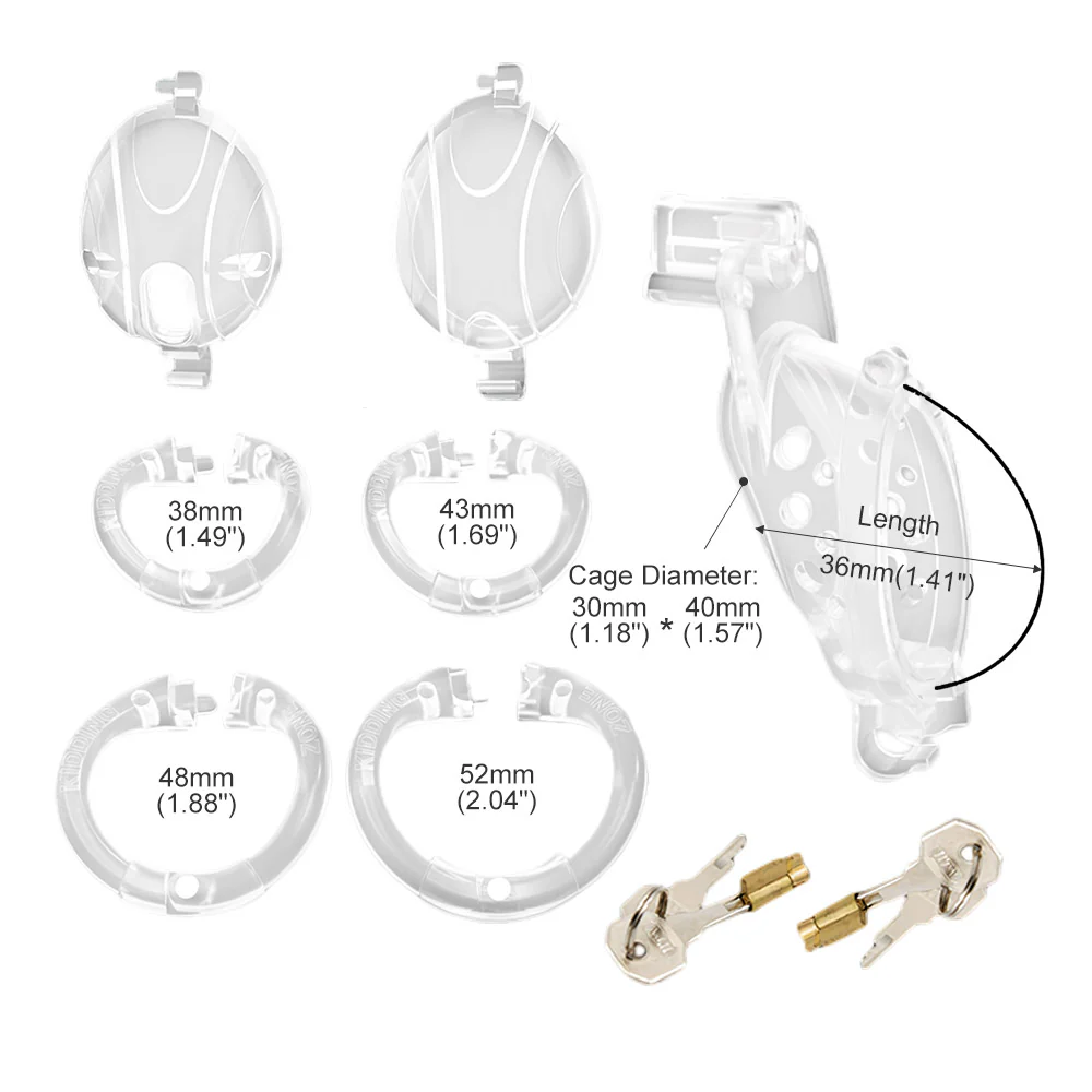 Detachable Flip Chastity Cage - Image 6