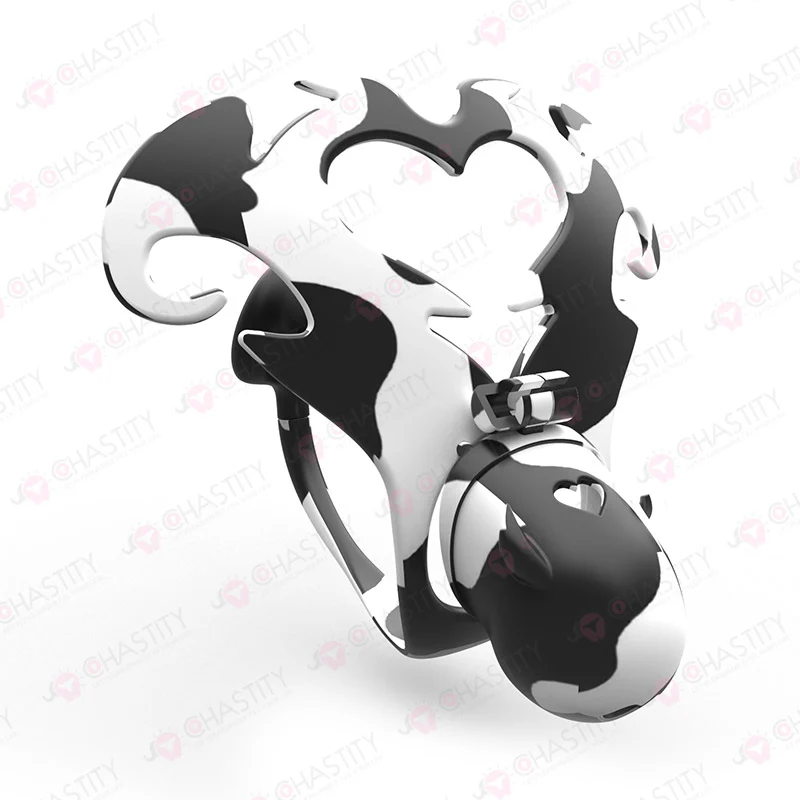 Devil's Heart Resin Anal Chastity Belt - Image 13
