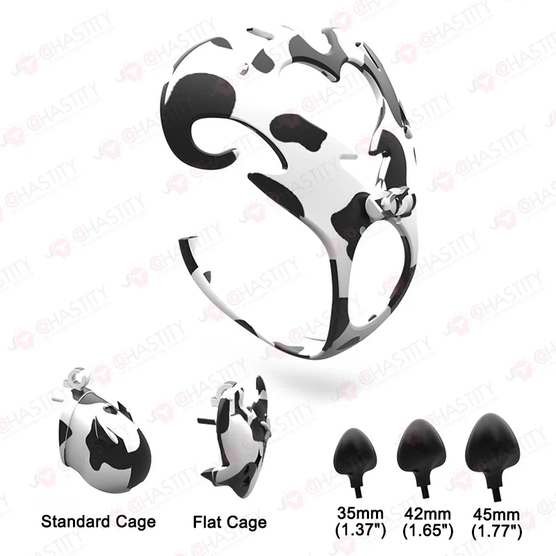 Devil's Heart Resin Anal Chastity Belt - Image 14