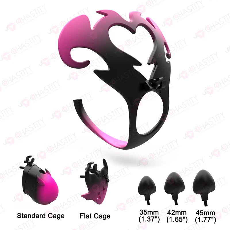 Devil's Heart Resin Anal Chastity Belt - Image 4