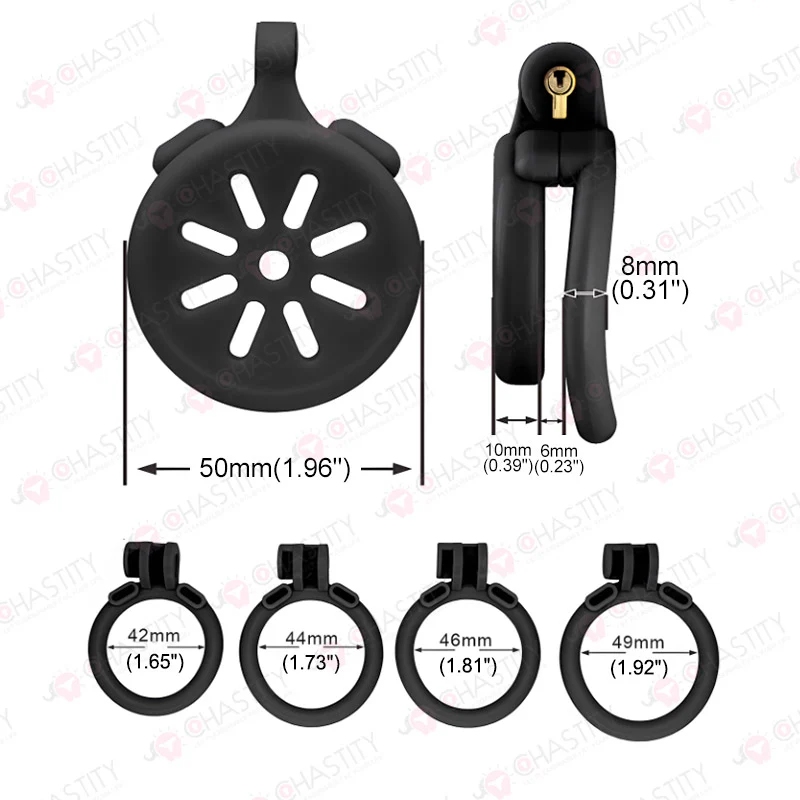 Flat & Inverted Diy Chastity Device (Assembled) - Image 3