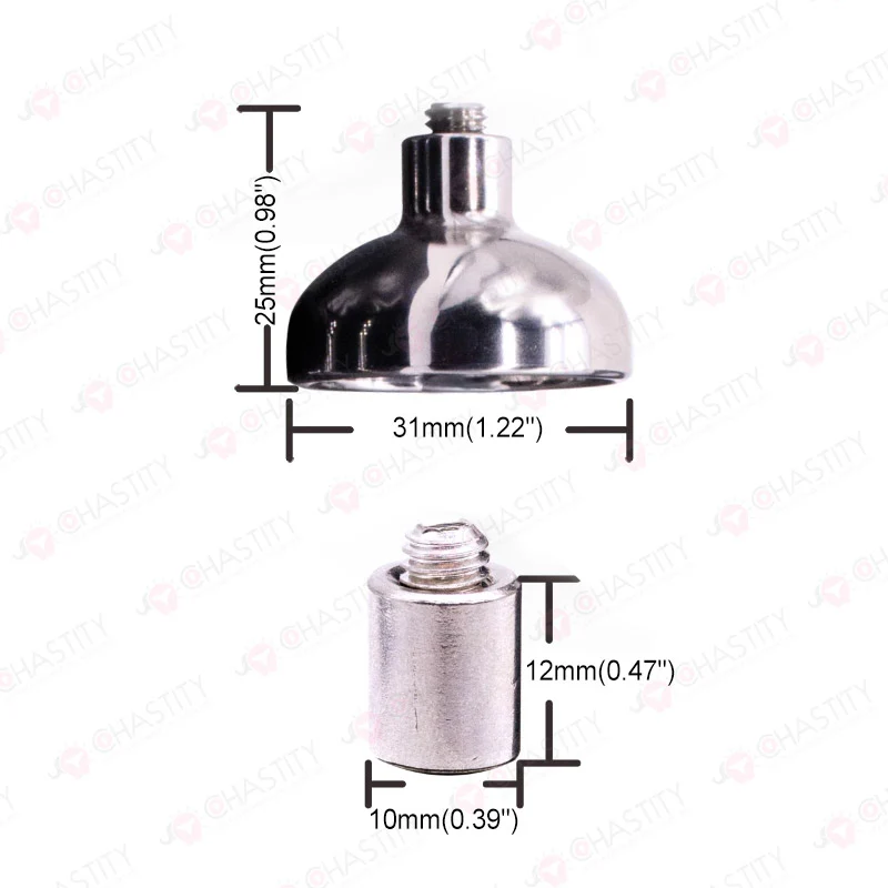 Flat & Inverted Diy Chastity Device (Assembled) - Image 4
