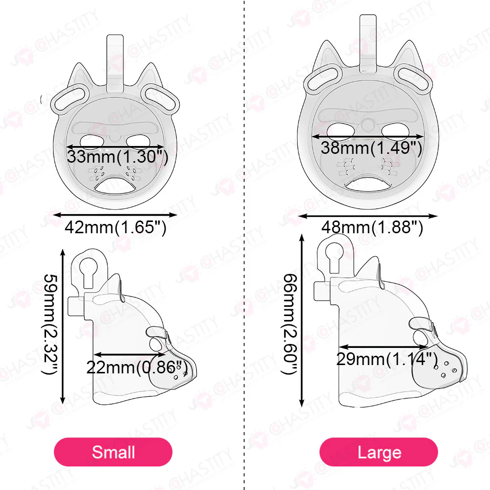 Dog Face Chastity Mask - Image 3