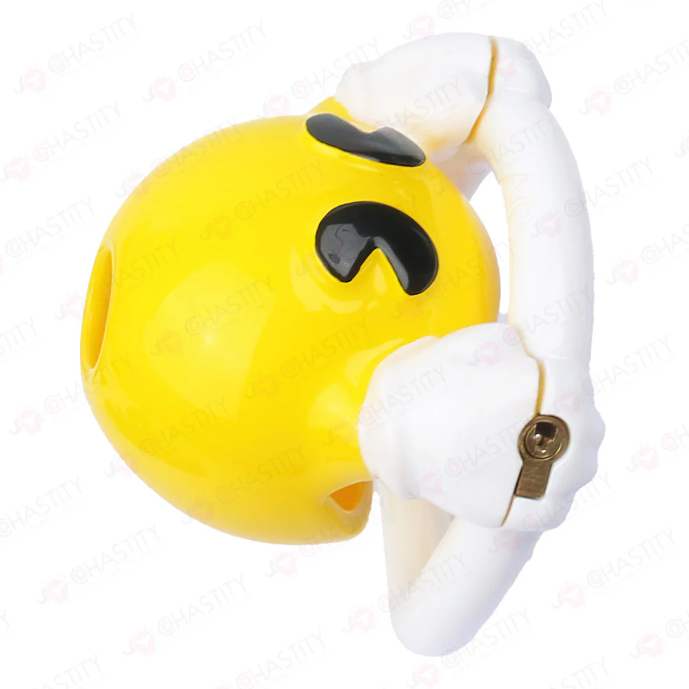 Men’s Double Lock Chastity Emoji - Image 2