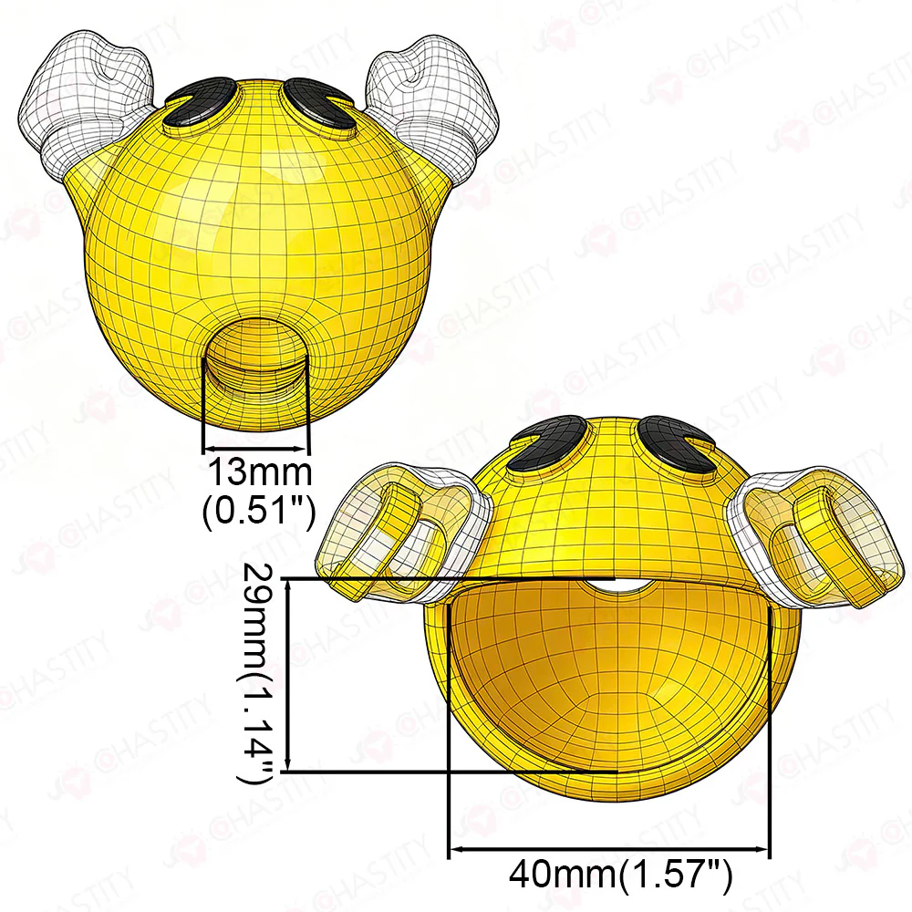 Men’s Double Lock Chastity Emoji - Image 3
