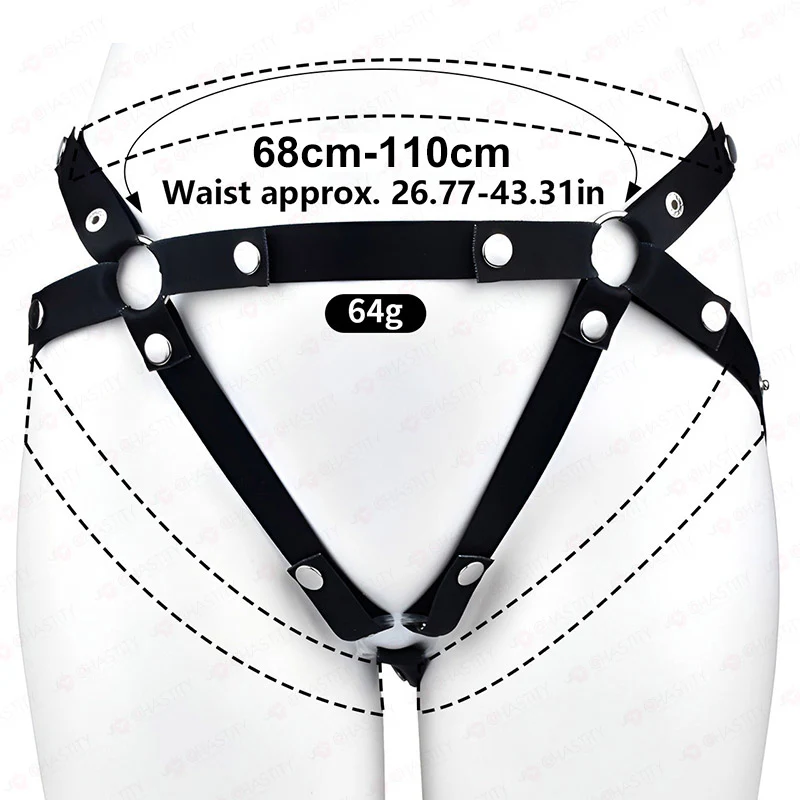 Elastic Chastity Support Waist Strap - Image 3