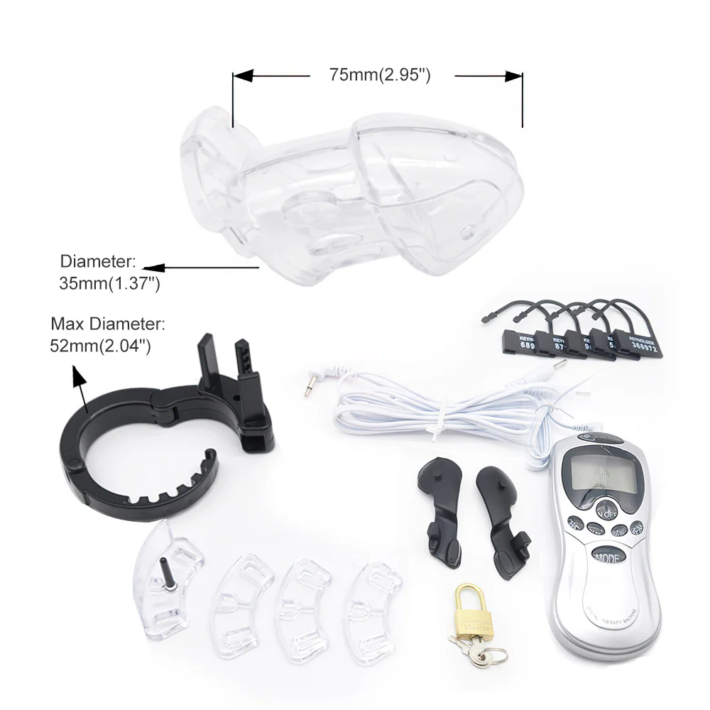 Electric Shock Chastity Cage - Image 12