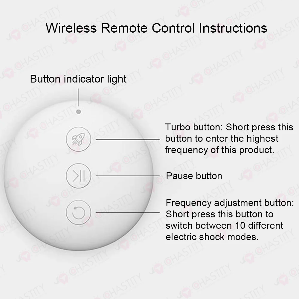 JEUSN Wireless Remote Control Electric Shock Gag - Image 13