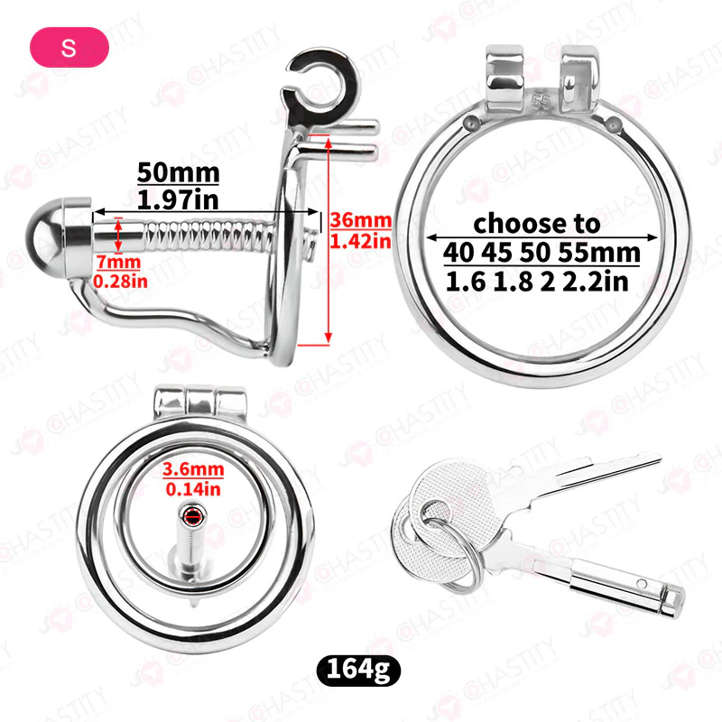 Escape Proof Chastity Cage (Urethral Insert) - Image 4