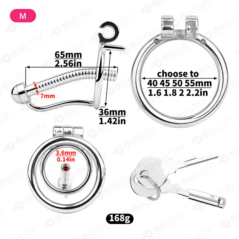 Escape Proof Chastity Cage (Urethral Insert) - Image 5