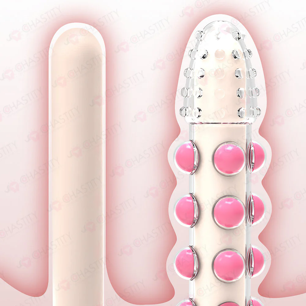 Extra Large Beaded Penis Sleeve - Image 11