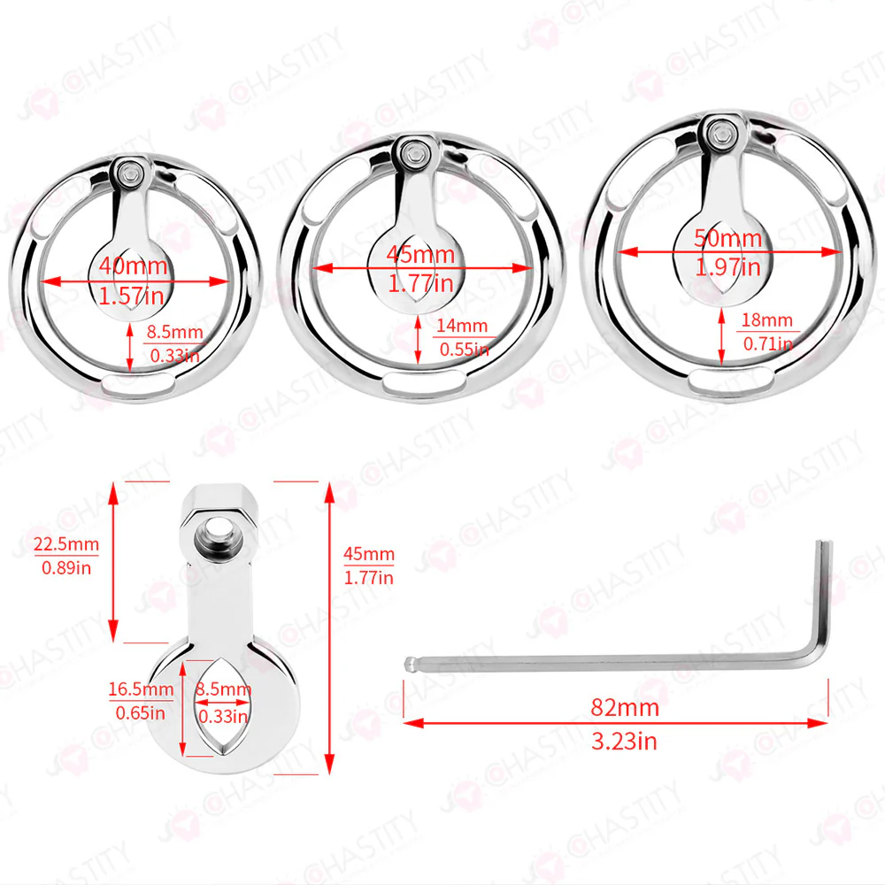 Eye of Zeus Invisible Chastity Cage (Screw Lock) - Image 3