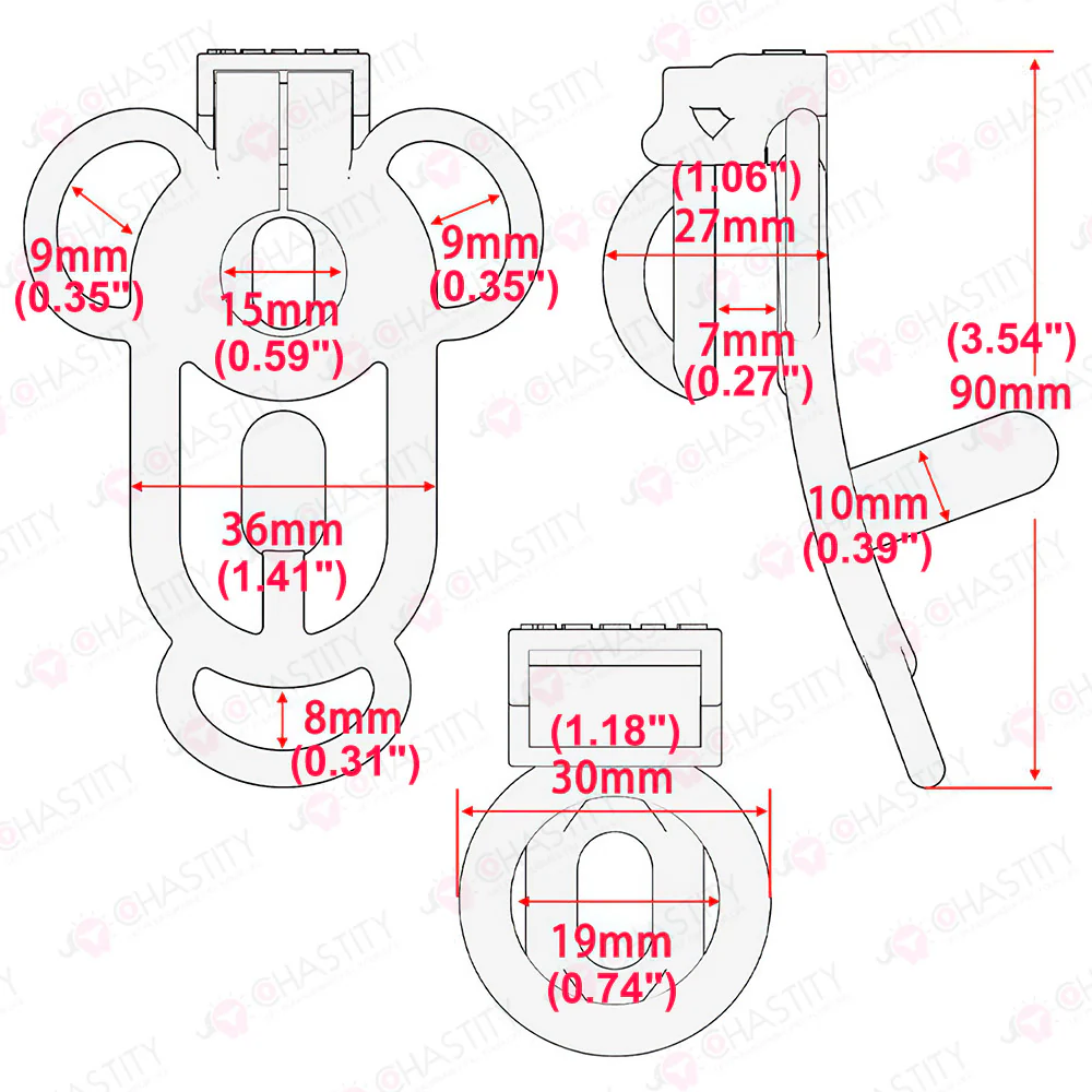 Female Chastity Cage - Image 4