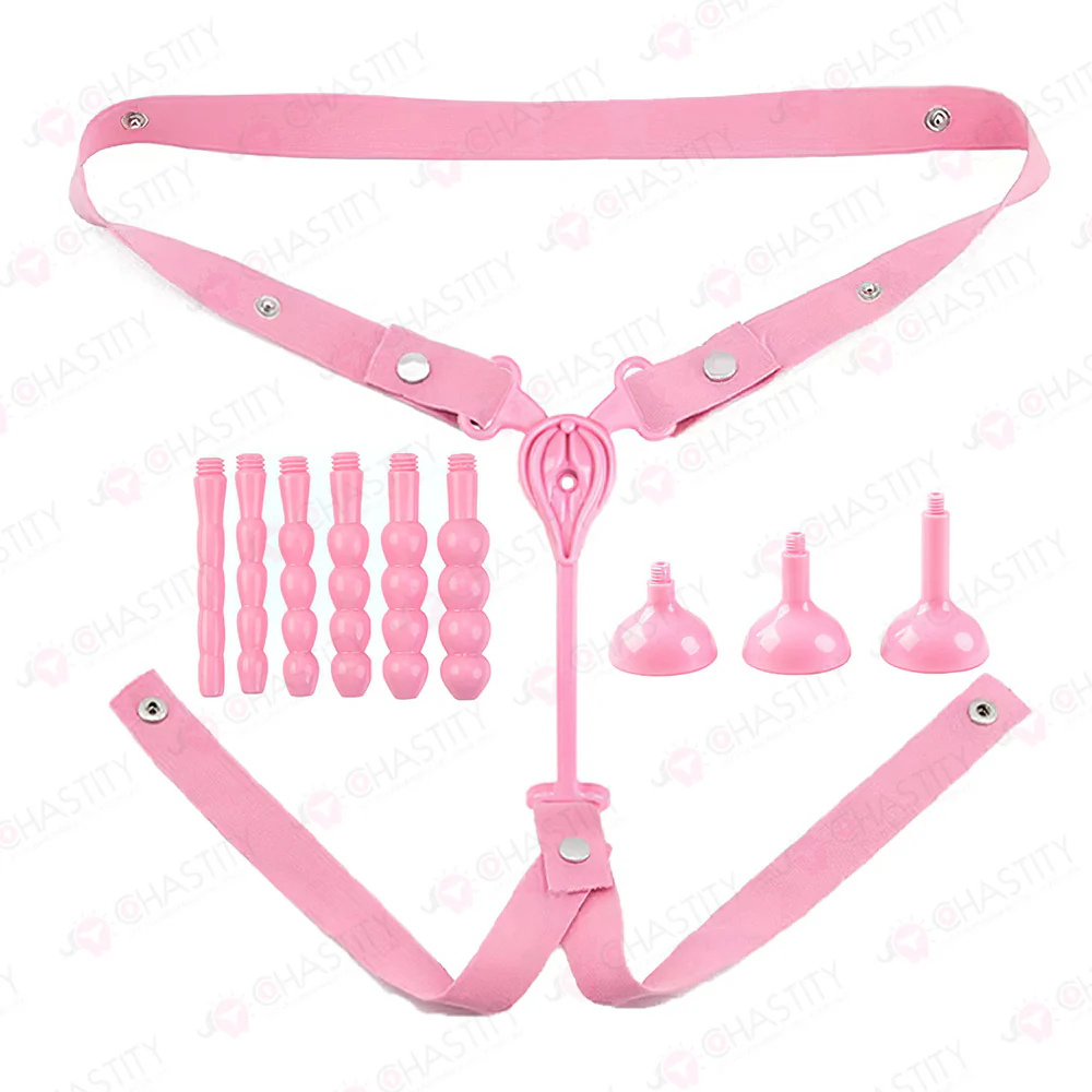 Feminization Chastity Device With Urethral Insert - Image 7