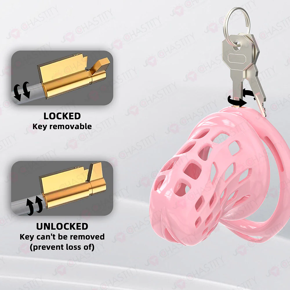 Fitting Chastity Cage - Hidden Lock Cylinder - Image 11