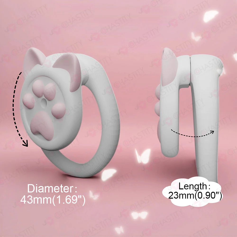 Flat Cat Paw Chastity Fetish - Image 3