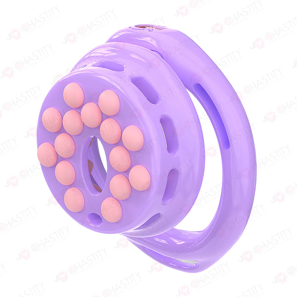 Installable Soft Nail Flat Chastity Cock Cage - Image 9