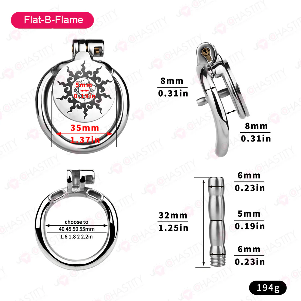 Flat Chastity Tattoo Cage - Image 11