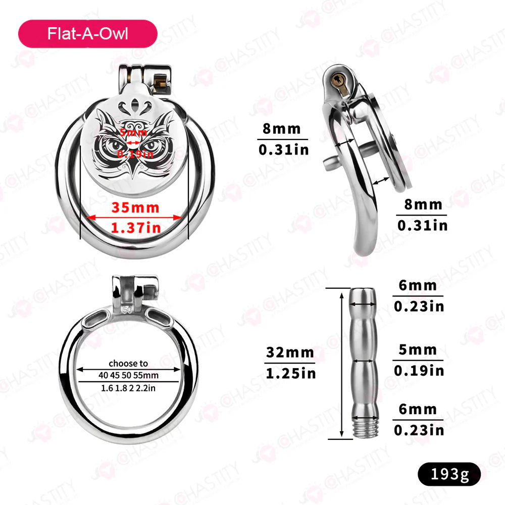 Flat Chastity Tattoo Cage - Image 3