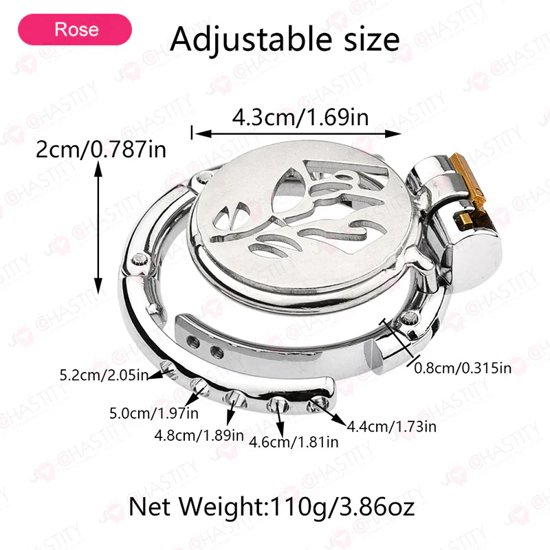 Flat Series - Adjustable Chastity Base Ring - Image 14