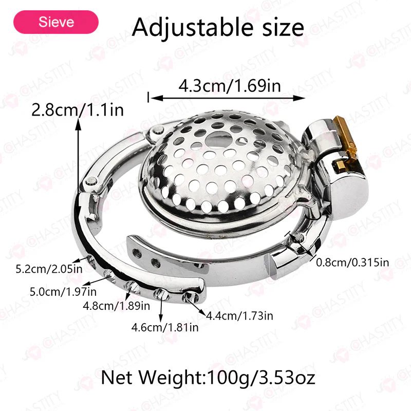 Flat Series - Adjustable Chastity Base Ring - Image 15