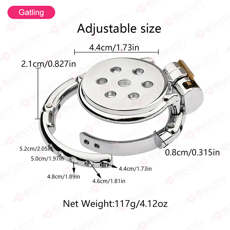 Flat Series - Adjustable Chastity Base Ring - Image 9