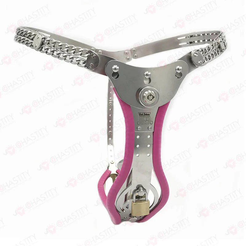 Full Male Chastity Belt (Button Lock) - Image 2