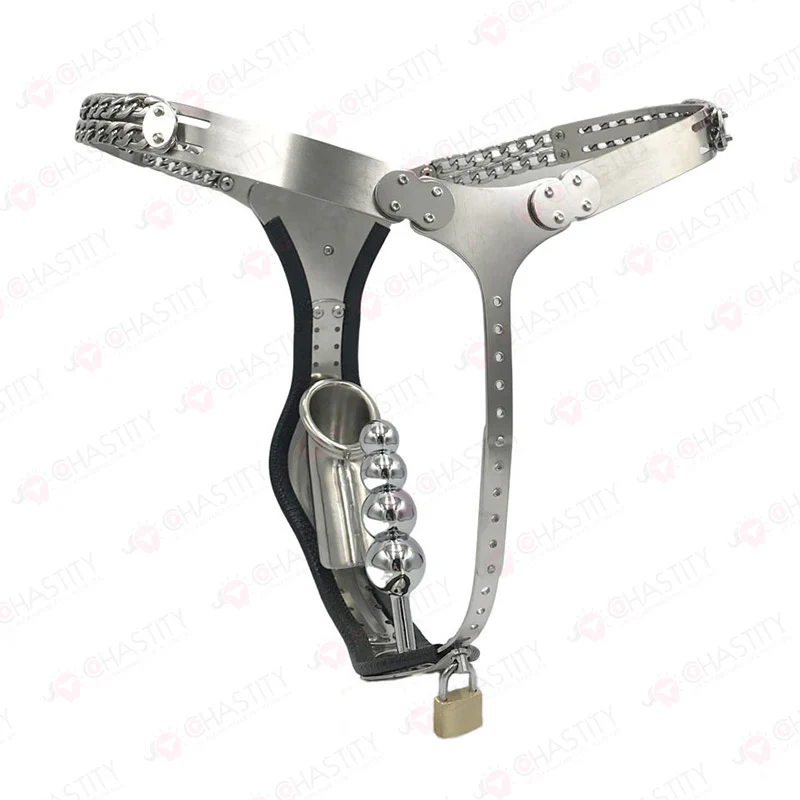 Full Male Chastity Belt (Button Lock) - Image 6