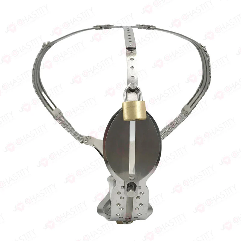 Full Male Chastity Belt (Button Lock) - Image 7
