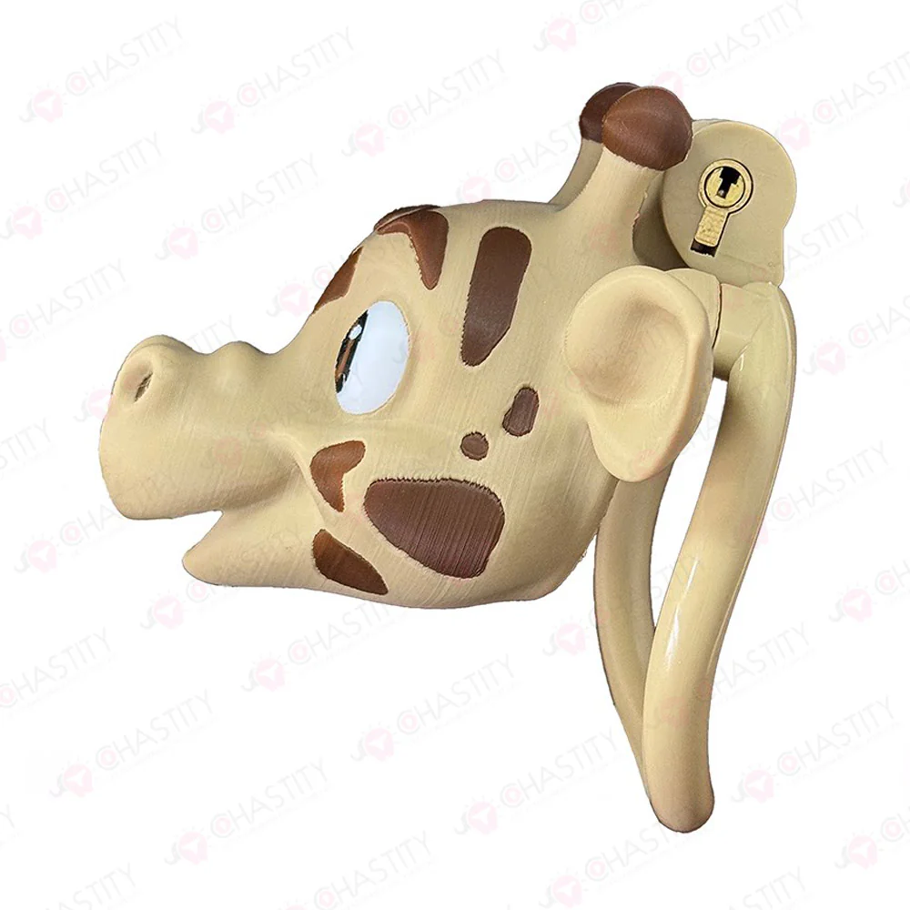Zoo - Giraffe Chastity Device 3D Print - Image 2