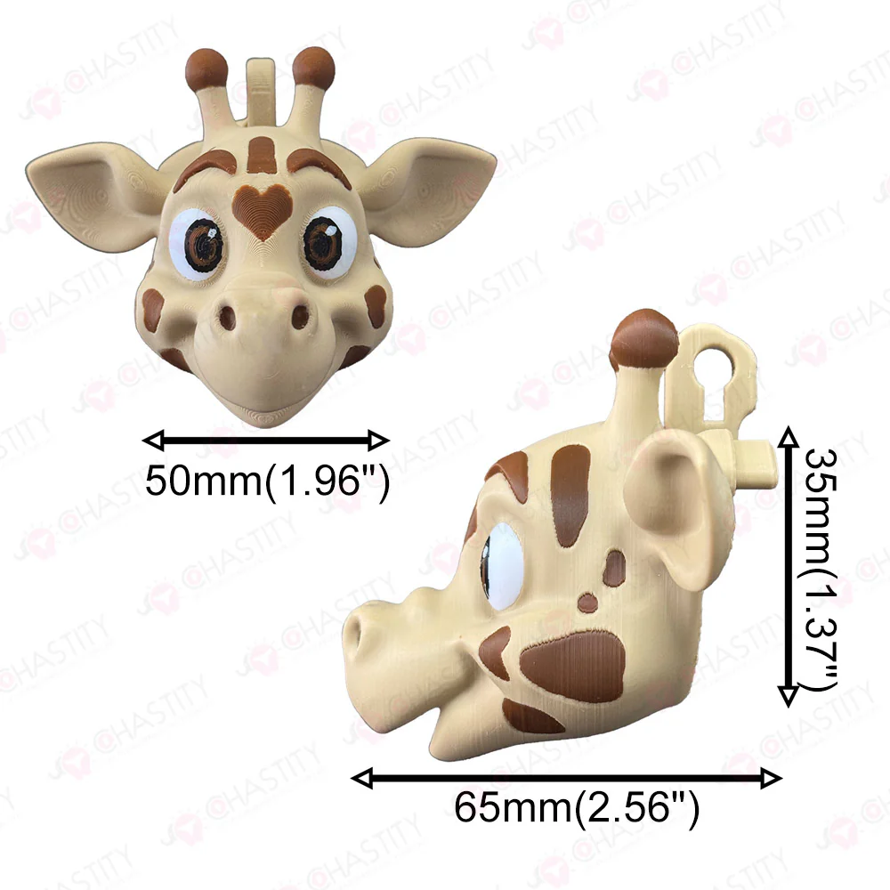 Zoo - Giraffe Chastity Device 3D Print - Image 3