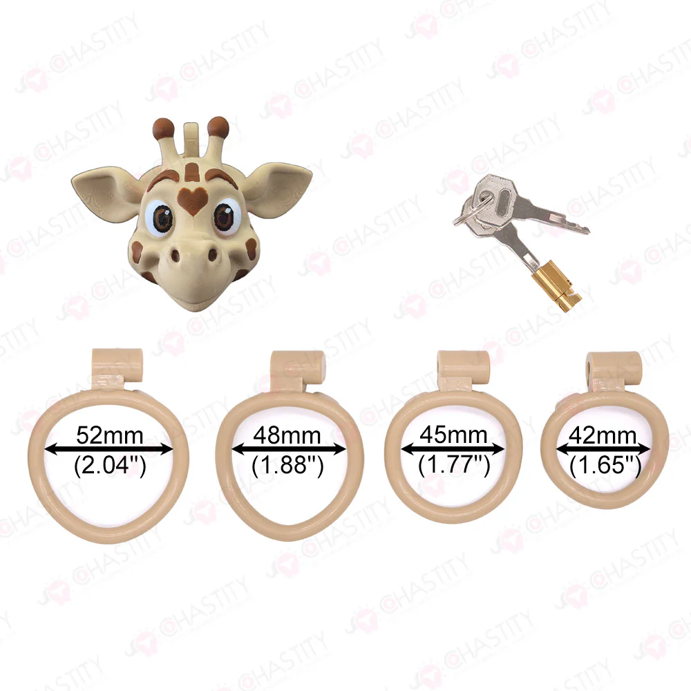 Zoo - Giraffe Chastity Device 3D Print - Image 4