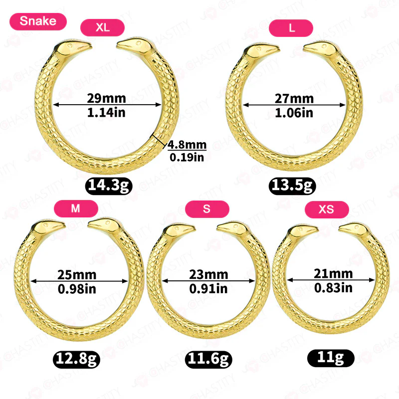 Glans Cock Ring (Snake & Tiger) - Image 4