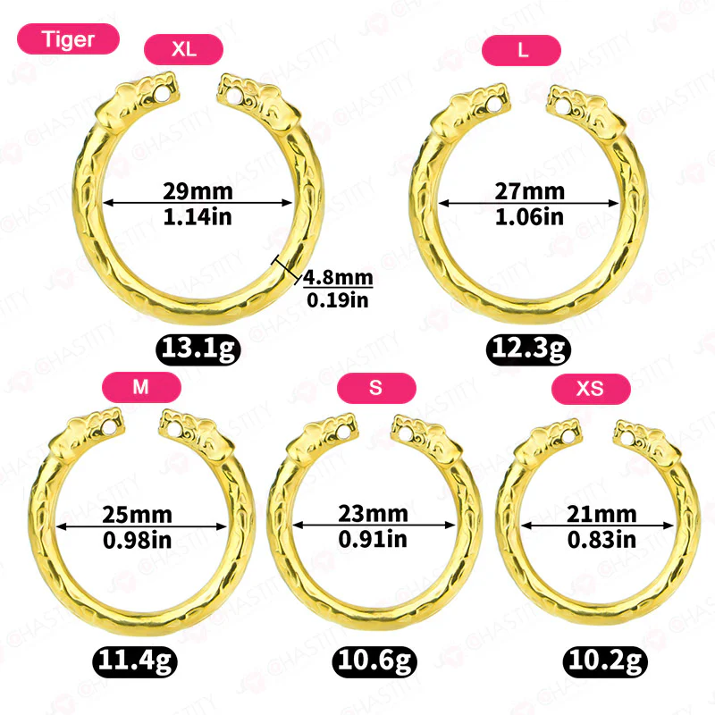 Glans Cock Ring (Snake & Tiger) - Image 9