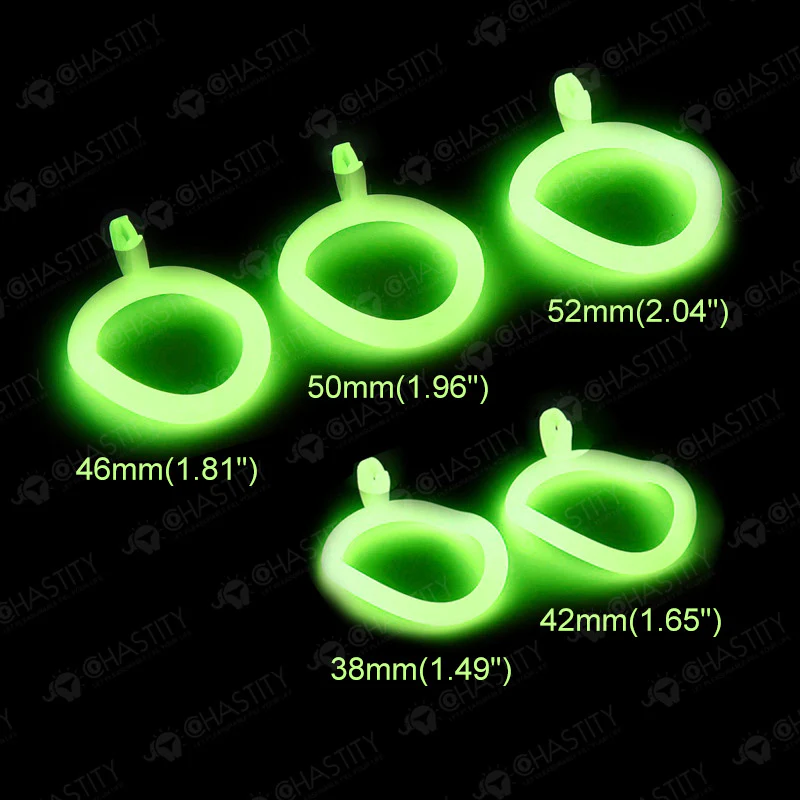 Glow In The Dark Chastity Cage - Image 3