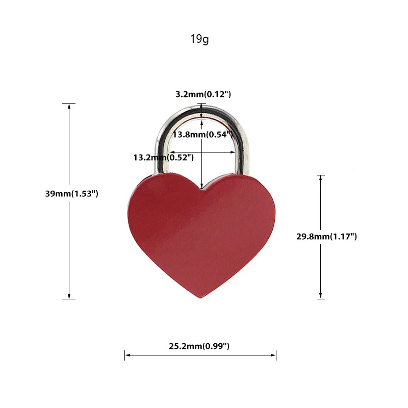 Heart Shaped Padlock - Image 6
