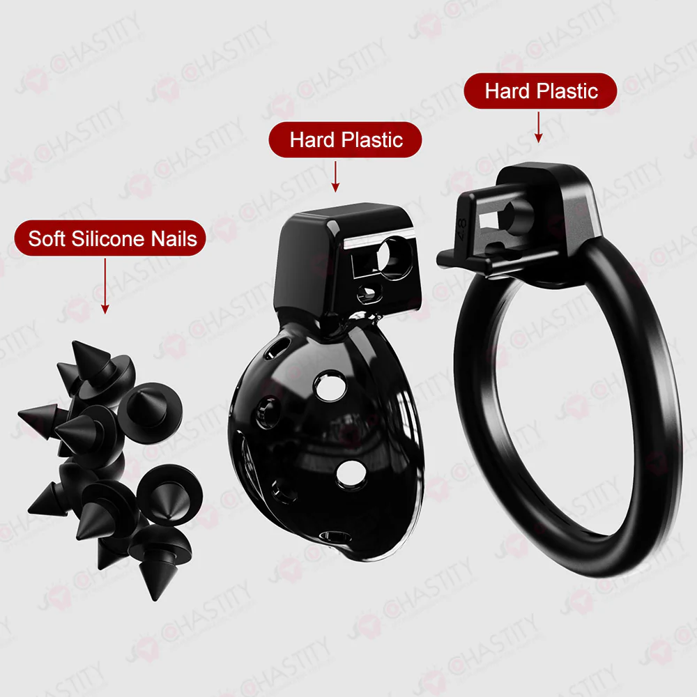 Hedgehog BDSM Chastity Play (Silicone Spikes) - Image 5