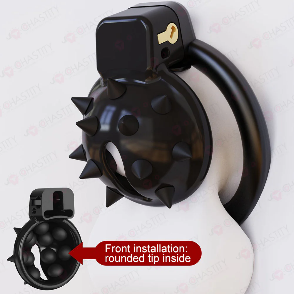 Hedgehog BDSM Chastity Play (Silicone Spikes) - Image 8