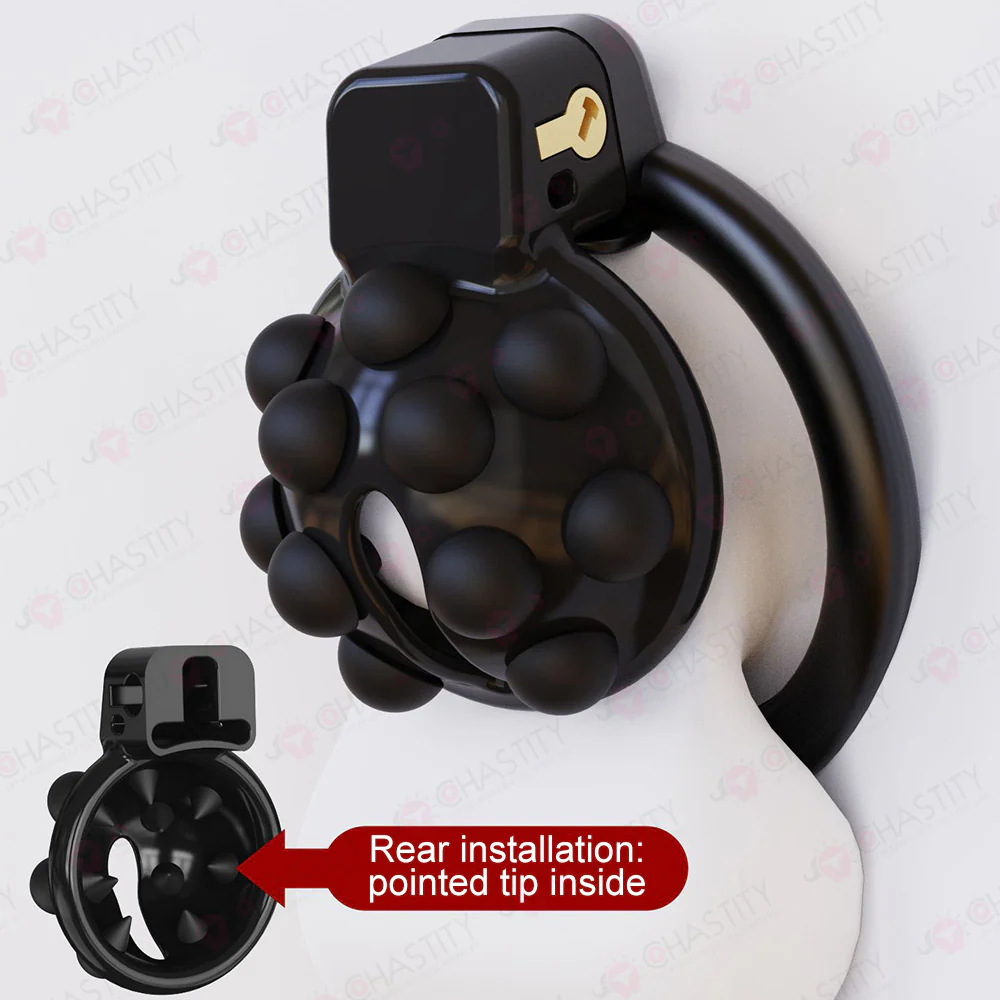 Hedgehog BDSM Chastity Play (Silicone Spikes) - Image 9