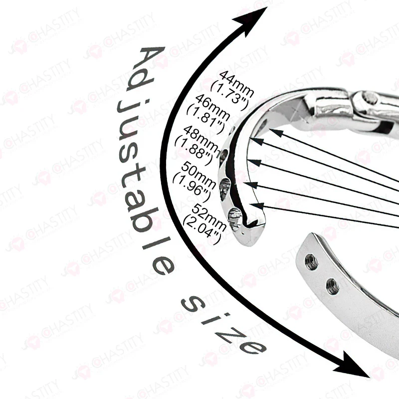 Helmet Chastity Cage With Adjustable Penis Ring - Image 2