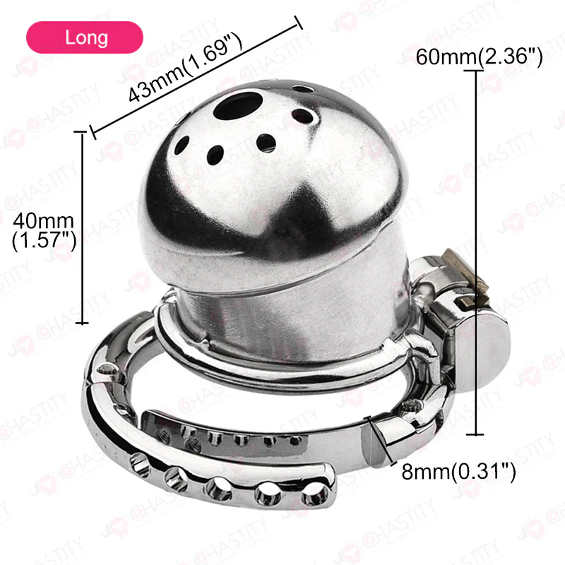 Helmet Chastity Cage With Adjustable Penis Ring - Image 3