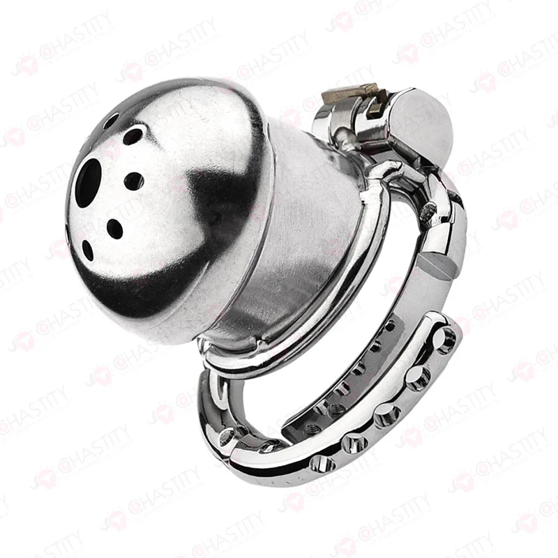 Helmet Chastity Cage With Adjustable Penis Ring - Image 7