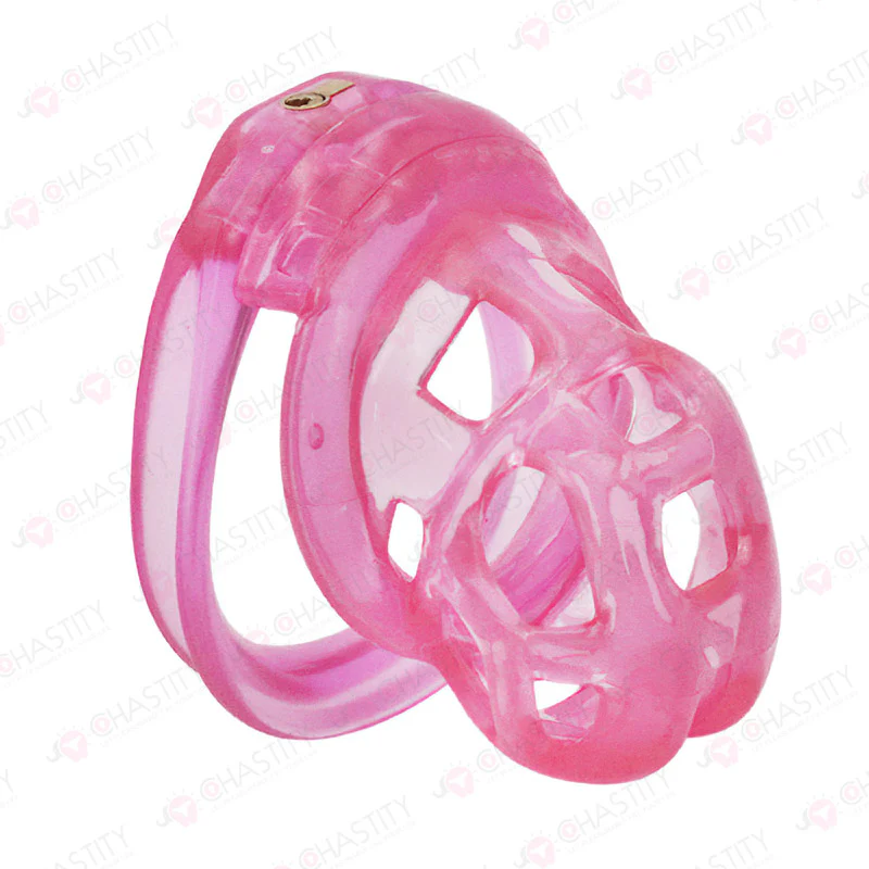 Hidden Lock Core Soft Rubber Chastity Cage - Image 10