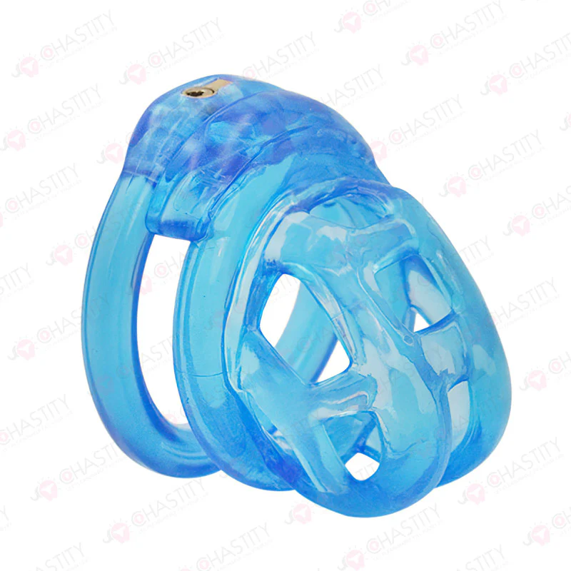 Hidden Lock Core Soft Rubber Chastity Cage - Image 12