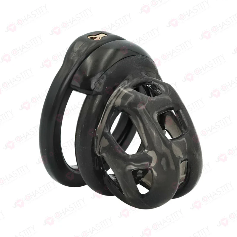 Hidden Lock Core Soft Rubber Chastity Cage - Image 15