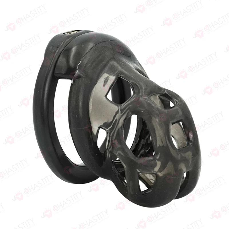 Hidden Lock Core Soft Rubber Chastity Cage - Image 16