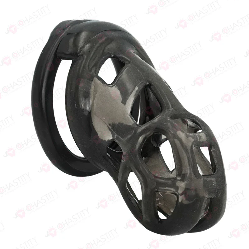 Hidden Lock Core Soft Rubber Chastity Cage - Image 17