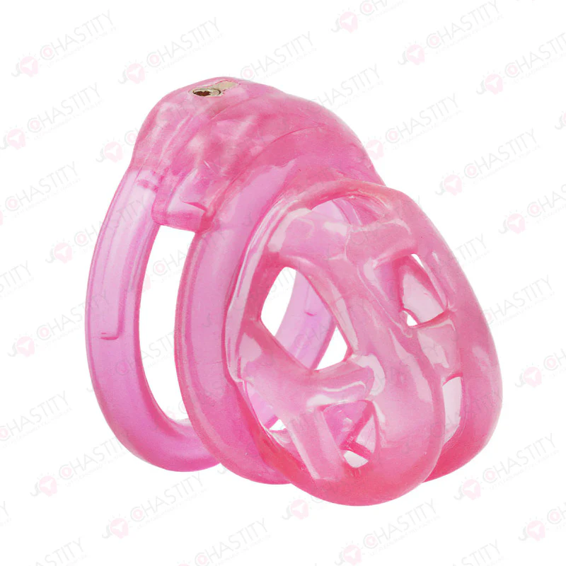 Hidden Lock Core Soft Rubber Chastity Cage - Image 18
